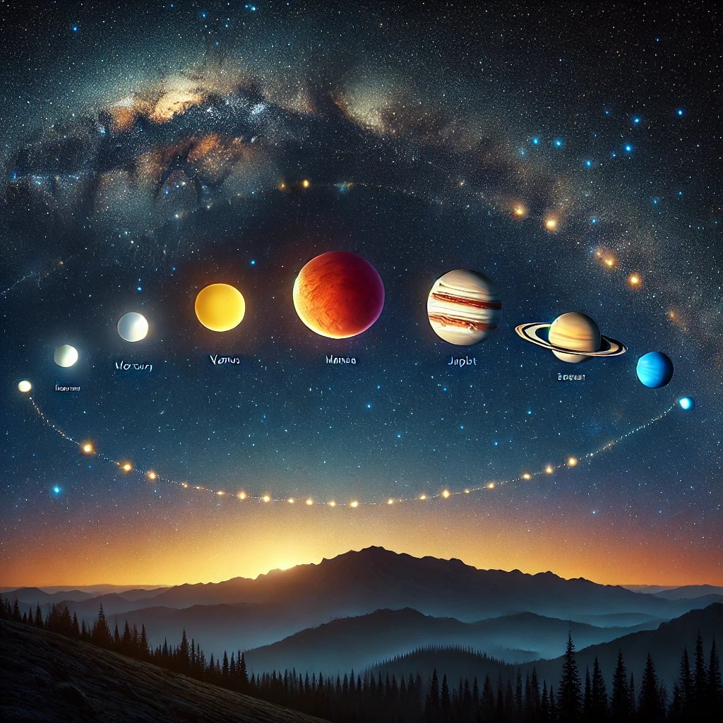 Planetary alignment 2025